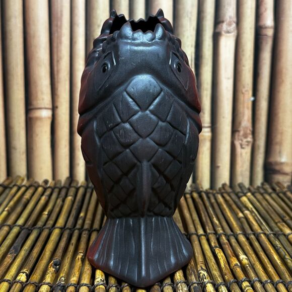 Disneyland Trader Sam's Enchanted Tiki Bar Piranha Tiki Mug 2nd Edition Coaster - Picture 5 of 7